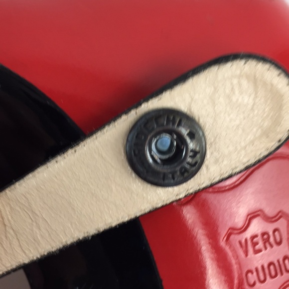 Louboutin Patent Black Mary Jane Peep Toe Heels 7 - Picture 8 of 8